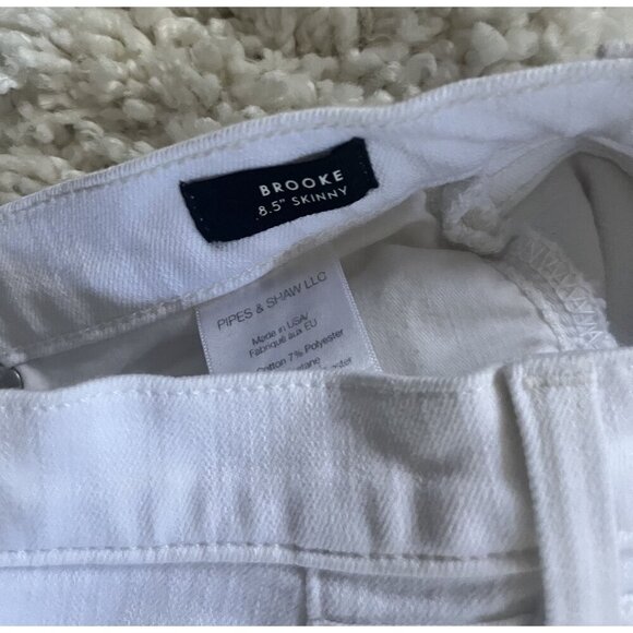 Veronica Beard Brooke Mid-Rise Skinny Jeans White Size 28 - Picture 5 of 7